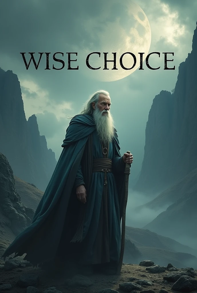 Creat a epic cover photo where written "Wise Choice"