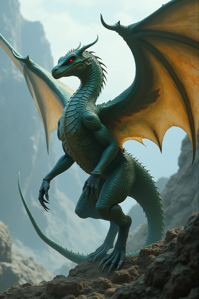 Half-human dragon