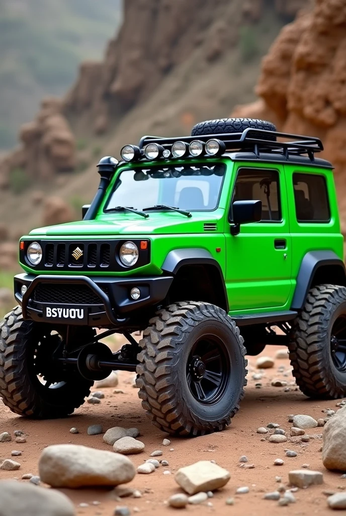 Maruti suzuki 800 , lifted green colour