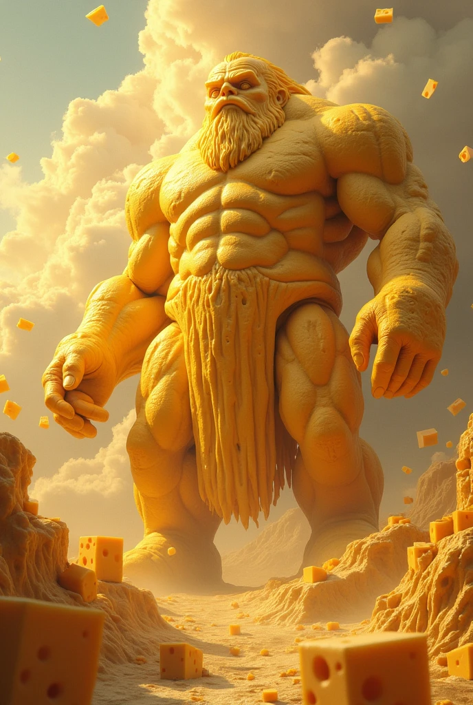 Almighty lord cheese monster, the god of cheesism.