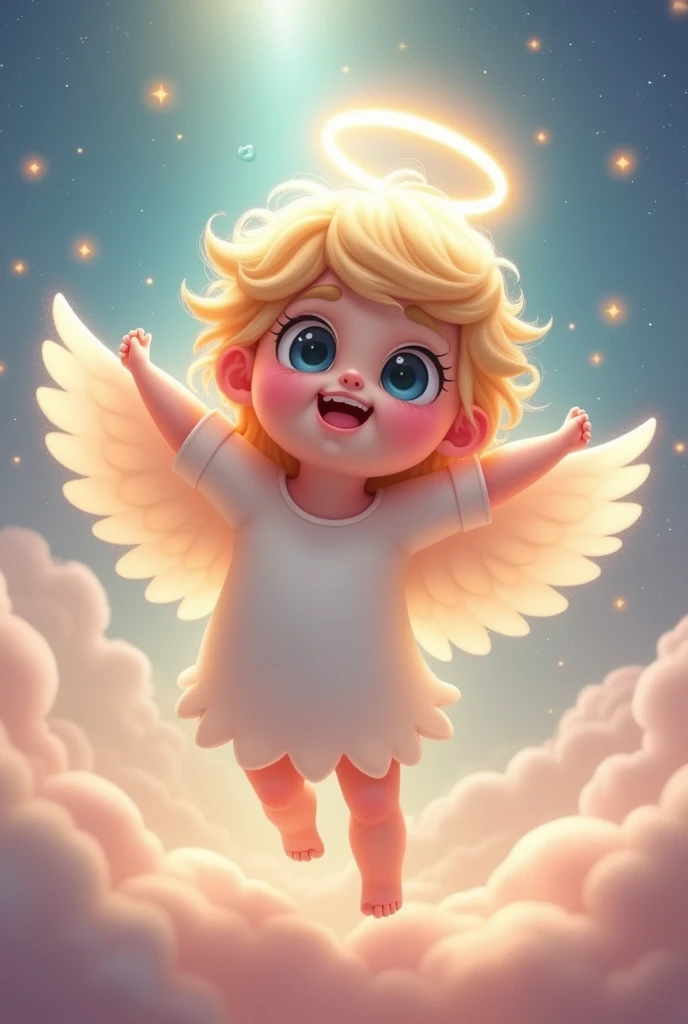 Make a funny picture_hdzrdz in angel form