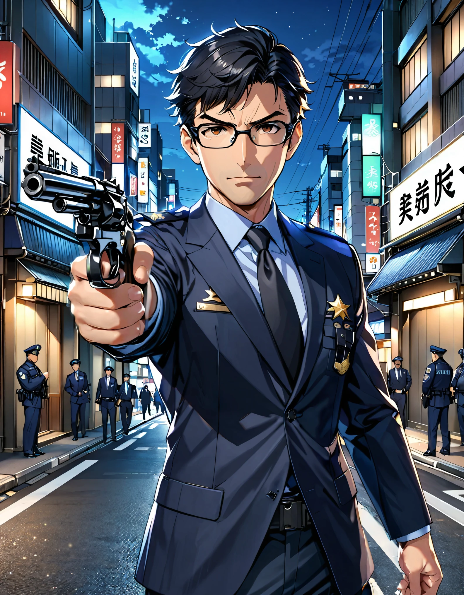 (Tokyo city street:0.8)