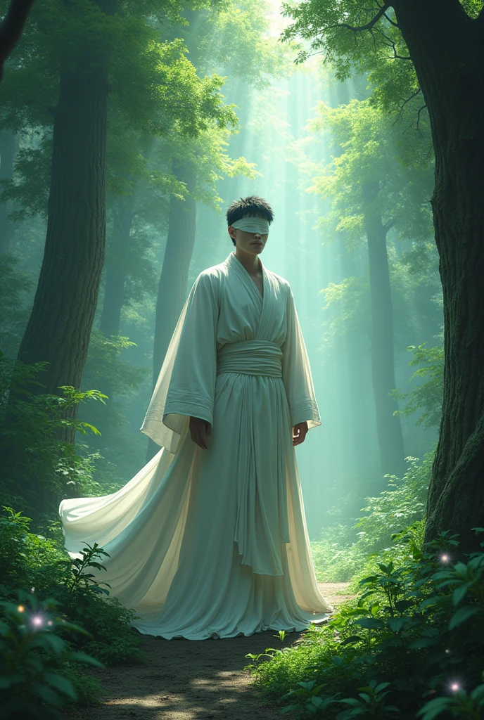 Gojo satoro in forest