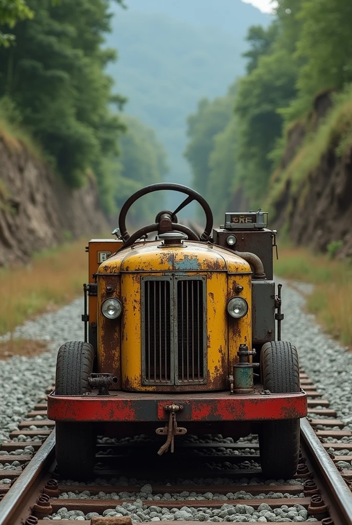 Railway motor trolley