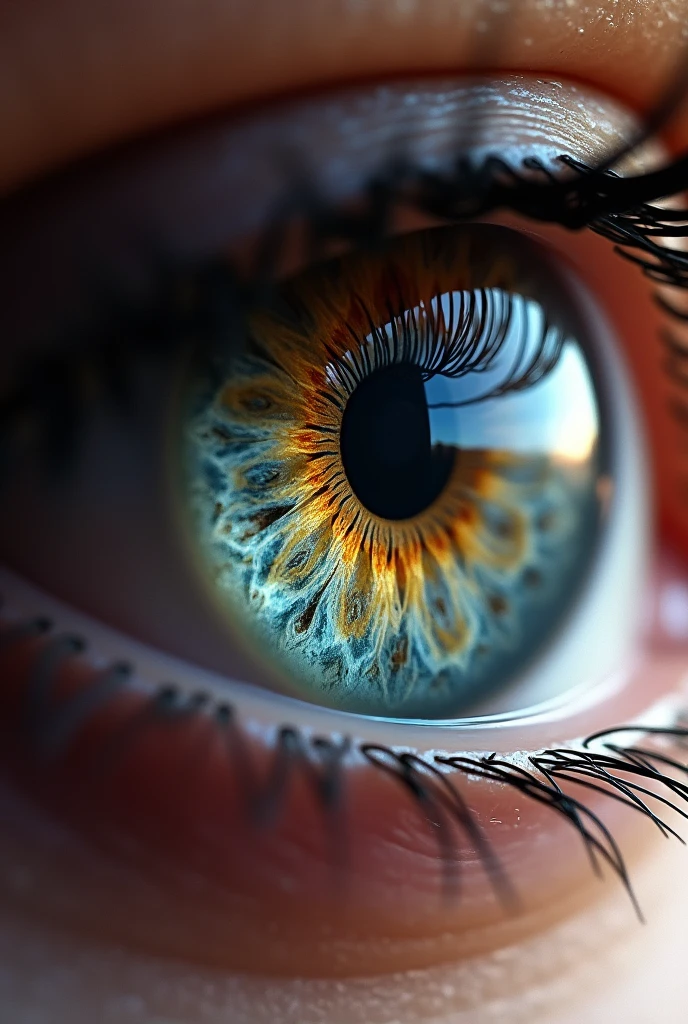Beautiful eye close-up