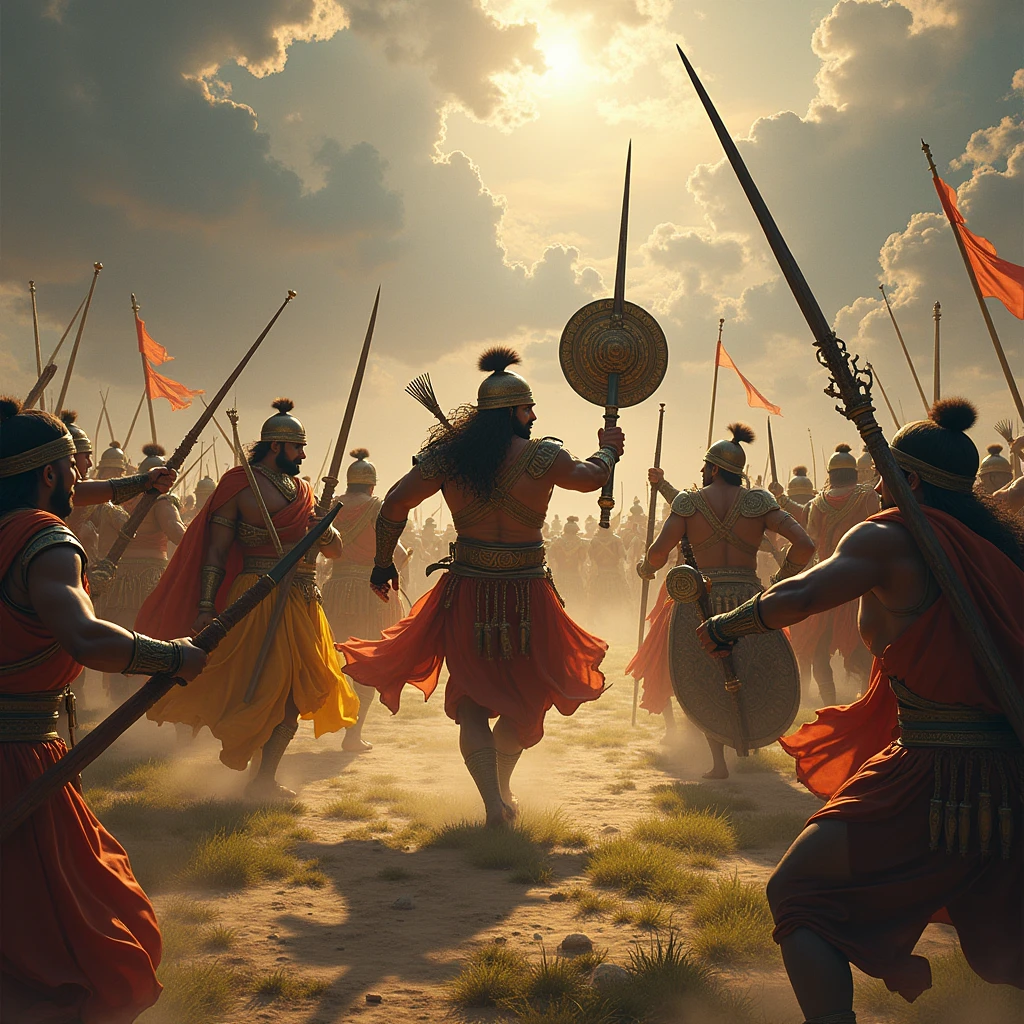 Many types of warriors in Mahabharata