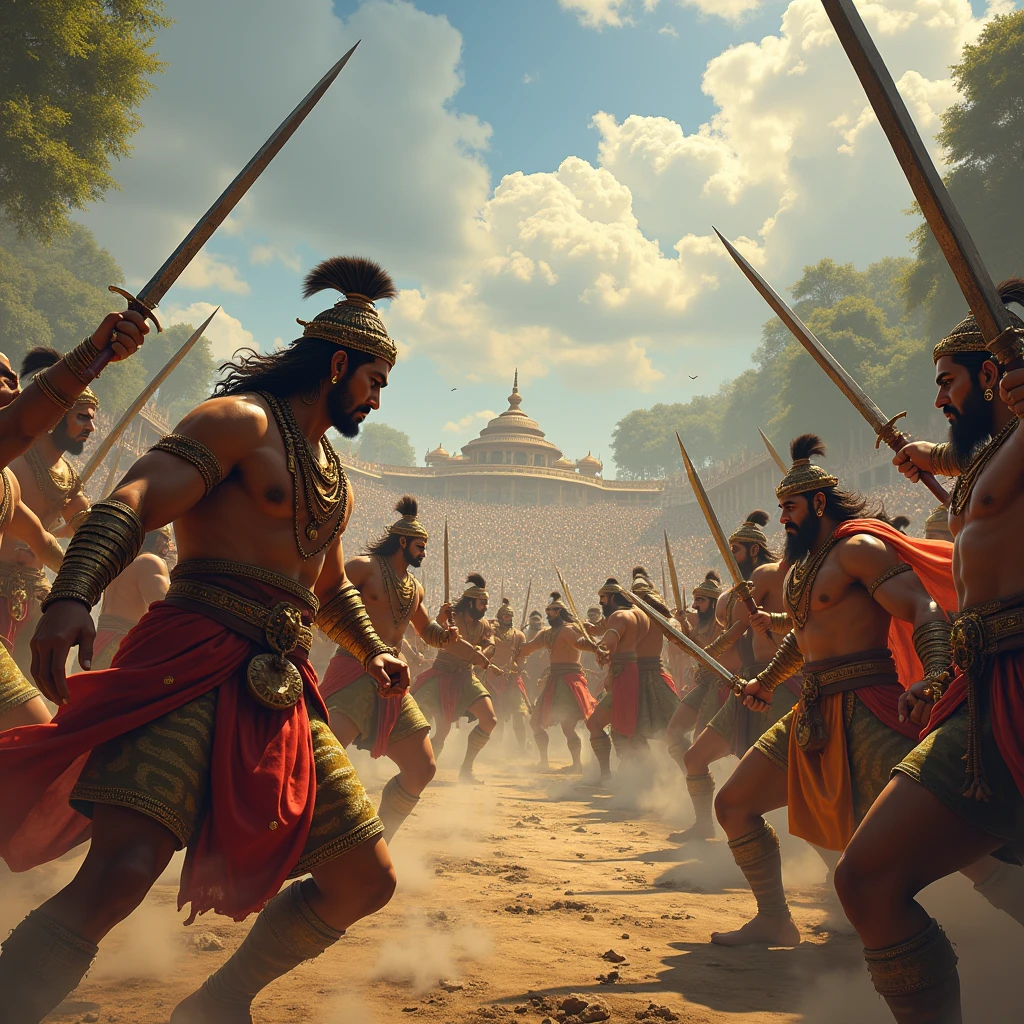 Many types of warriors in Mahabharata