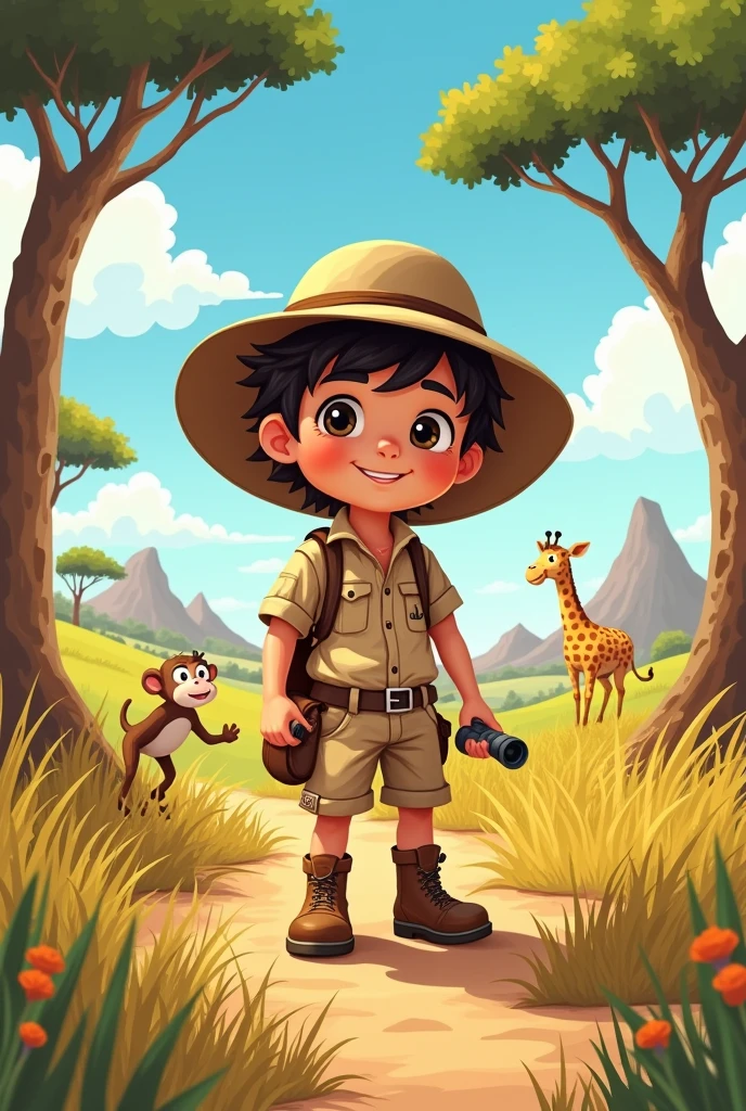 Create me a art name "Kayel Wayne" with safari theme for ???