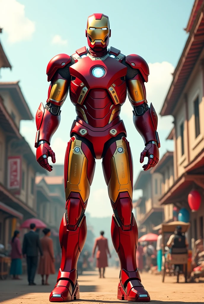 Iron man in Nepalgunj
