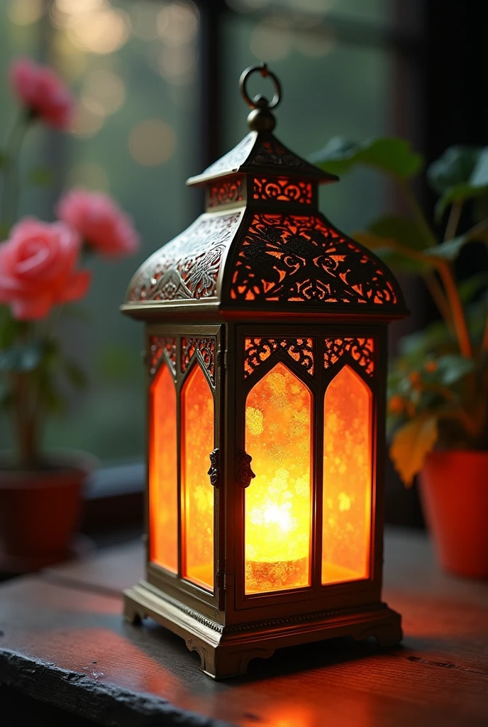 Create a 30cm tall lantern image