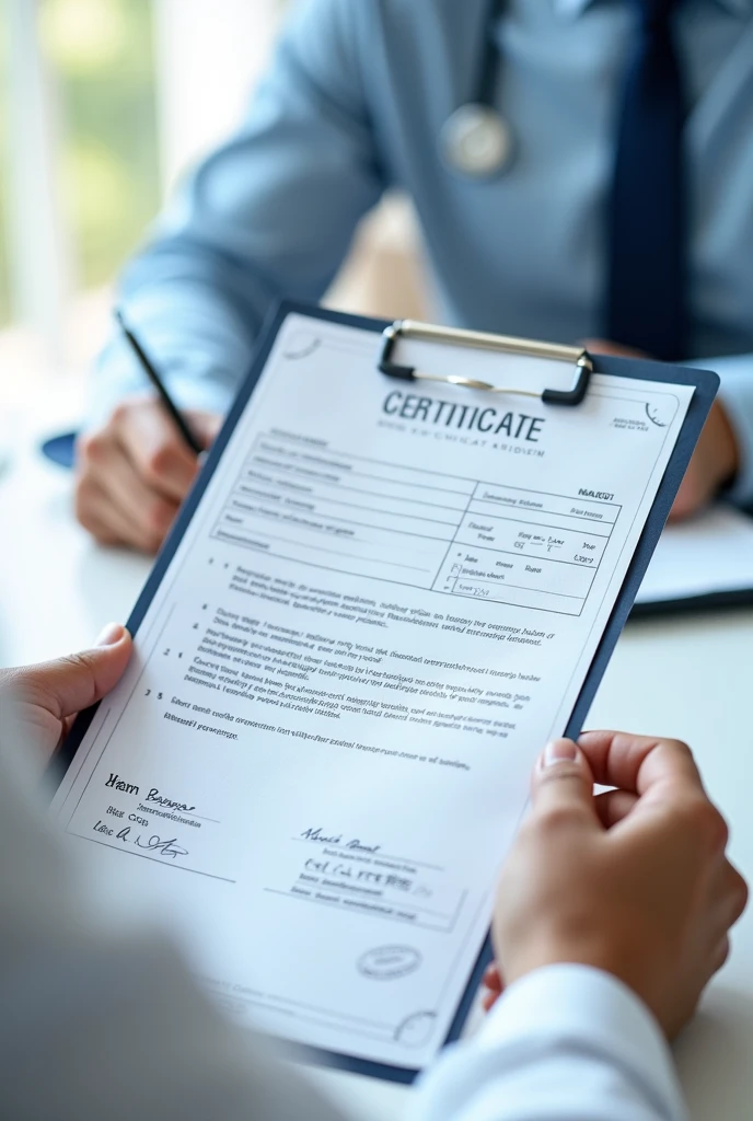 Medical certificate