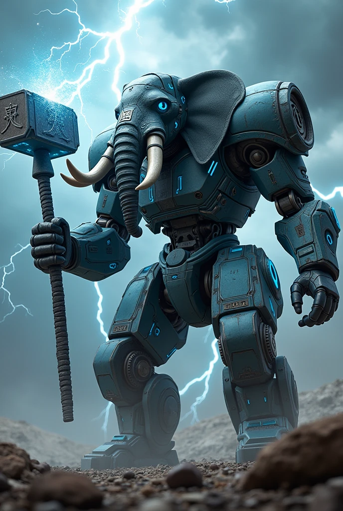 Elephant robot Avenger thor hand