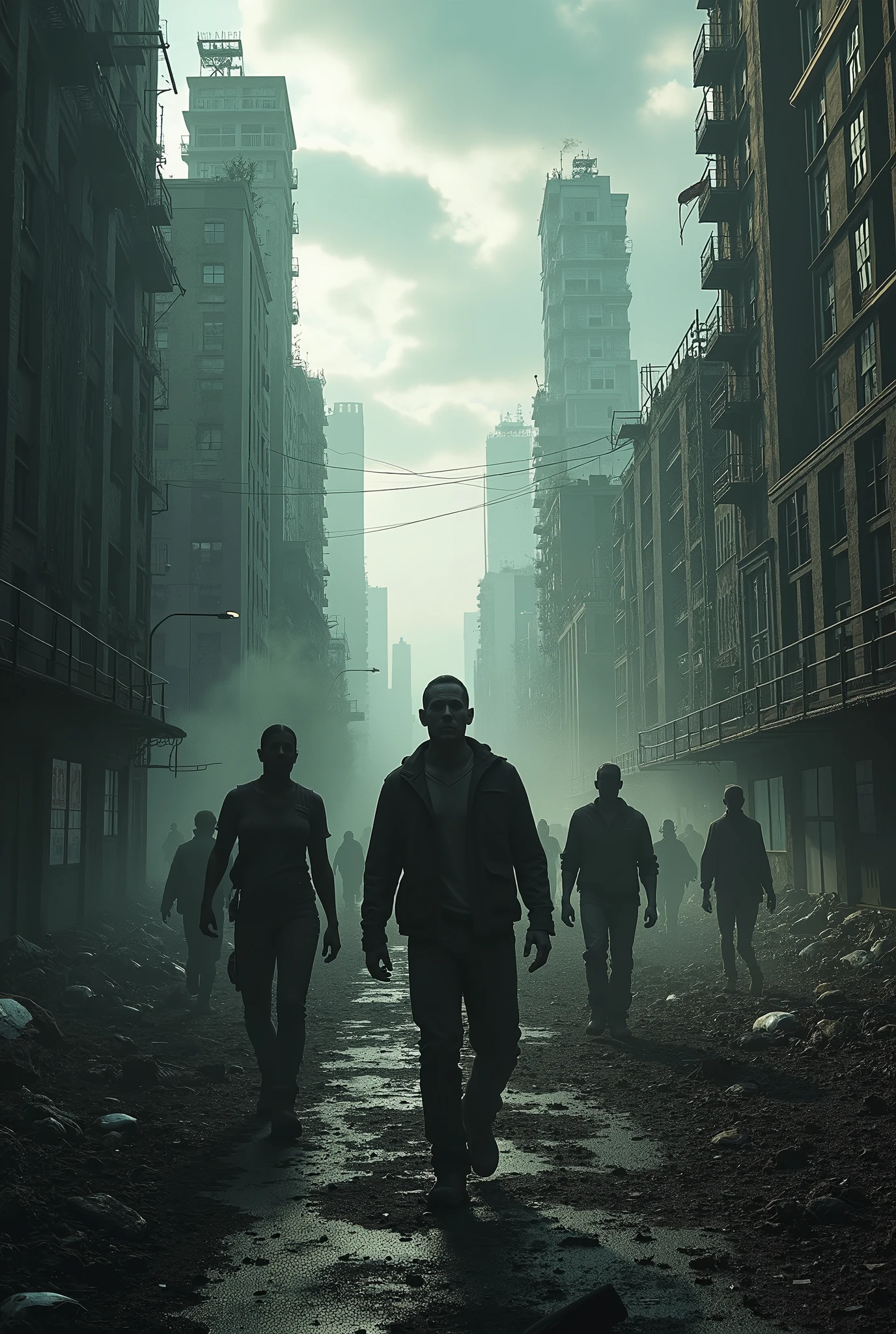 a zombie city