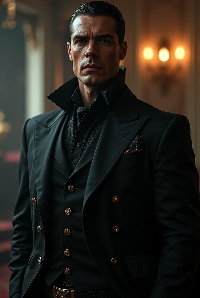 Toreador clan man, realistic person and cinematographic