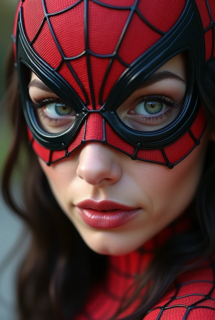 ((best quality)), ((masterpiece)), (detailed), perfect face closeup
beautiful woman with spiderman mask