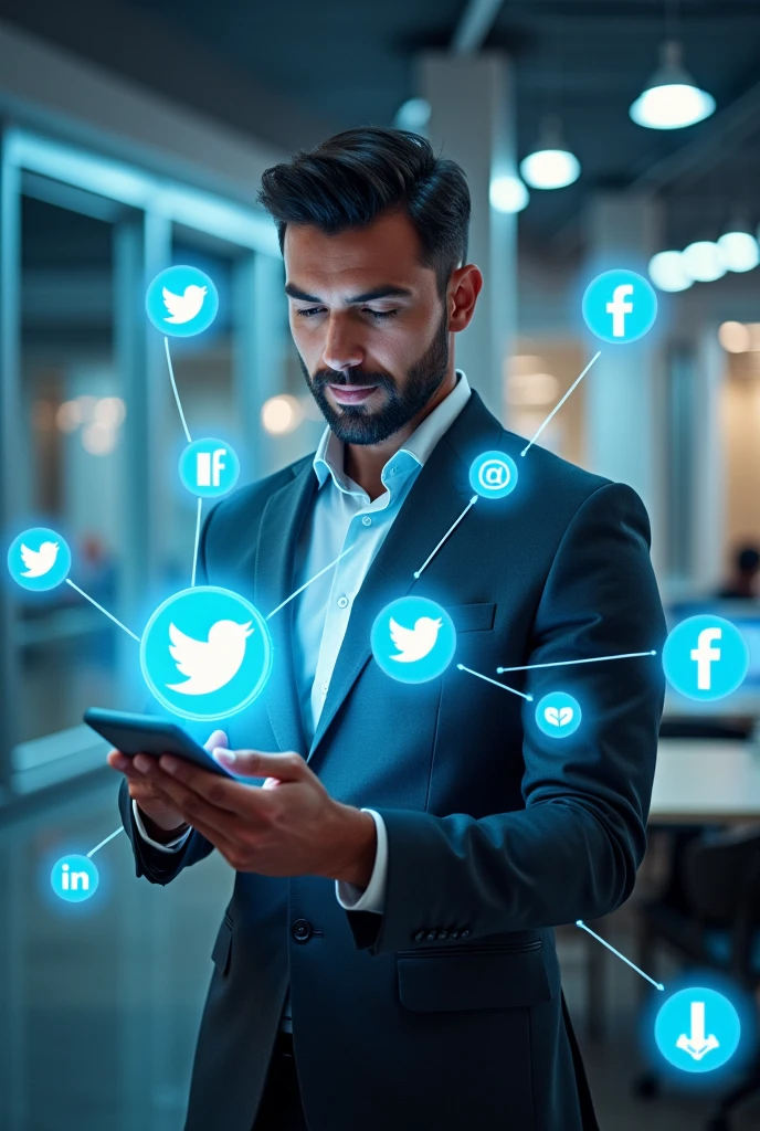 Generate a cover photo for Engage & Convert: Professional Social Media Copywriting Services