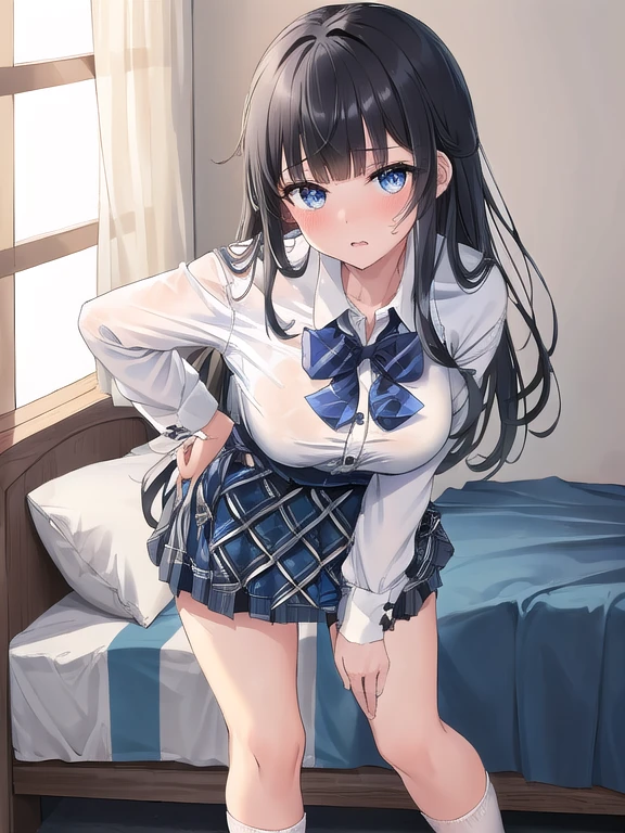 nsfw, (highly detailed beautiful face and eyes:1.2), (((lying))), bbfumika, idolmaster, long hair, hairband, (Sailor School uniform:1.5), ((huge breasted)), ((white pantie)), 1girl, solo, (lift shirt:1.5), (show off breasts:1.5), (spread legs:1.4, legs up:1.3), (pleated mini skirt:1.3), from below, (white pantie, lift skirt, pantie shot, blush), (blushing:1.2), (town overview), detailed landscape, (best quality,masterpiece:1.2), intricate details, extremely detailed,8k resolution, natural lighting,