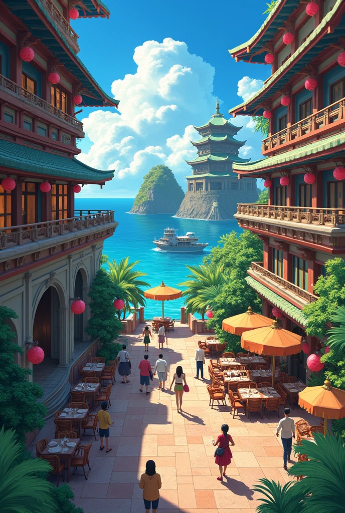 Un hotel de one piece
