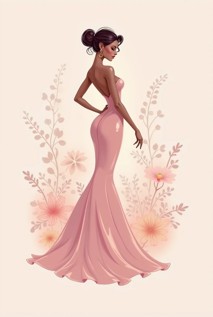 Logo that is inspired by flirtatious and feminine fashion for my store called sublime and elegant