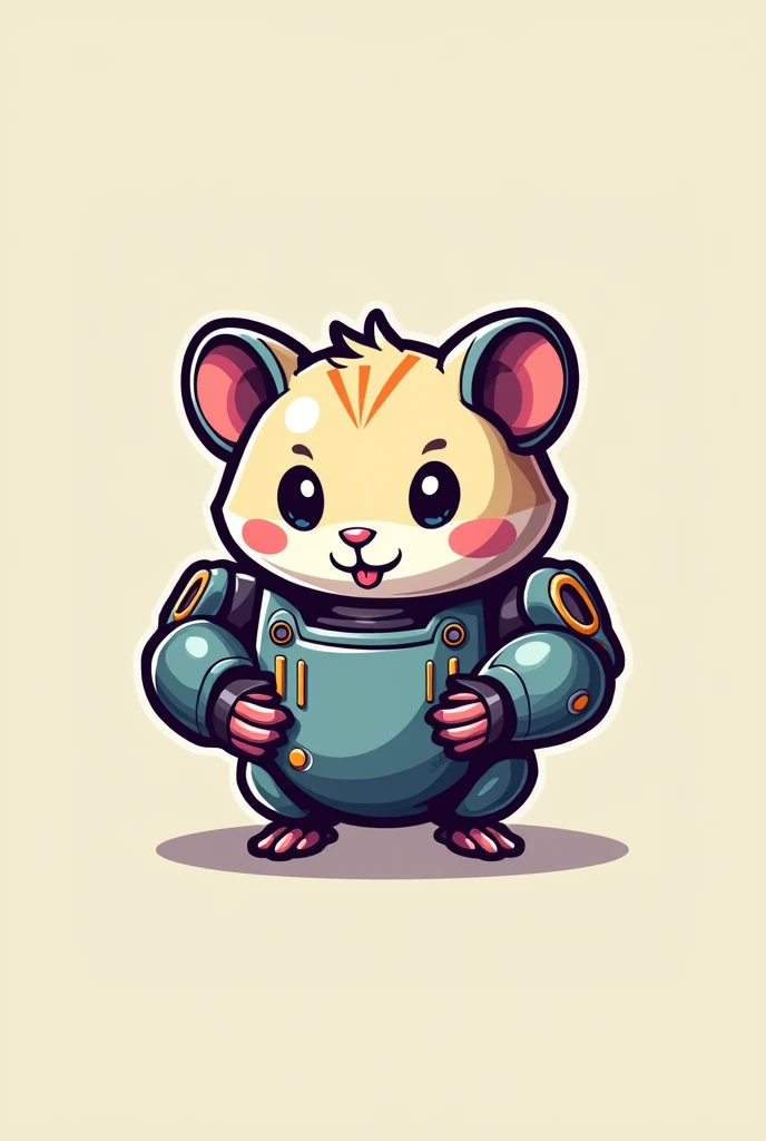 A logo for our community where the name is mech hamster