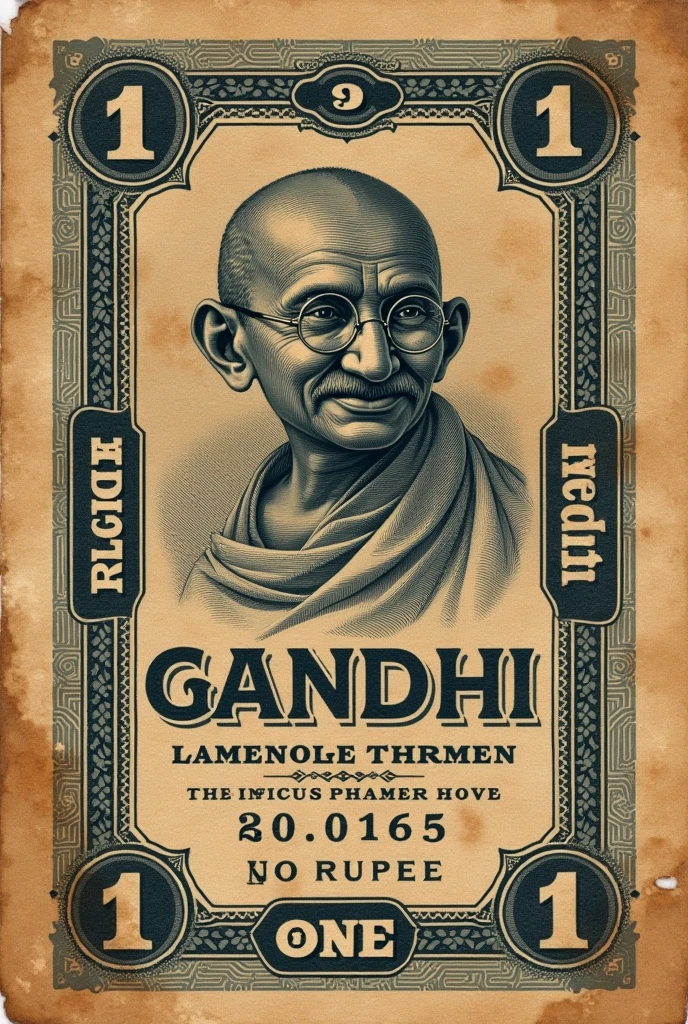 India old one rupes
