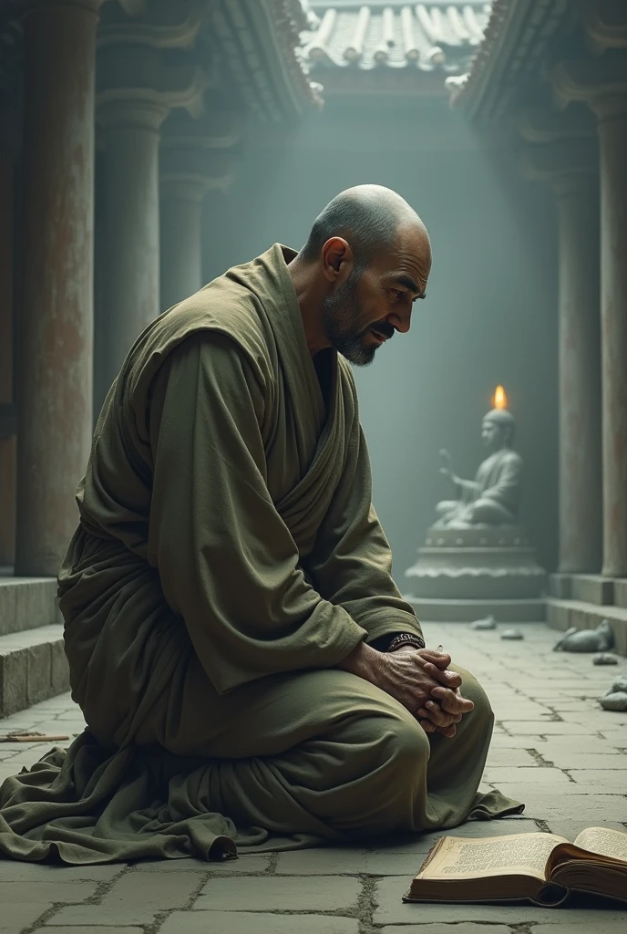 A monk struggling with self doubt