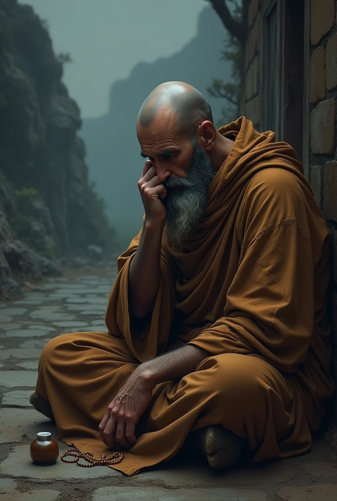 Monk struggling with self doubt