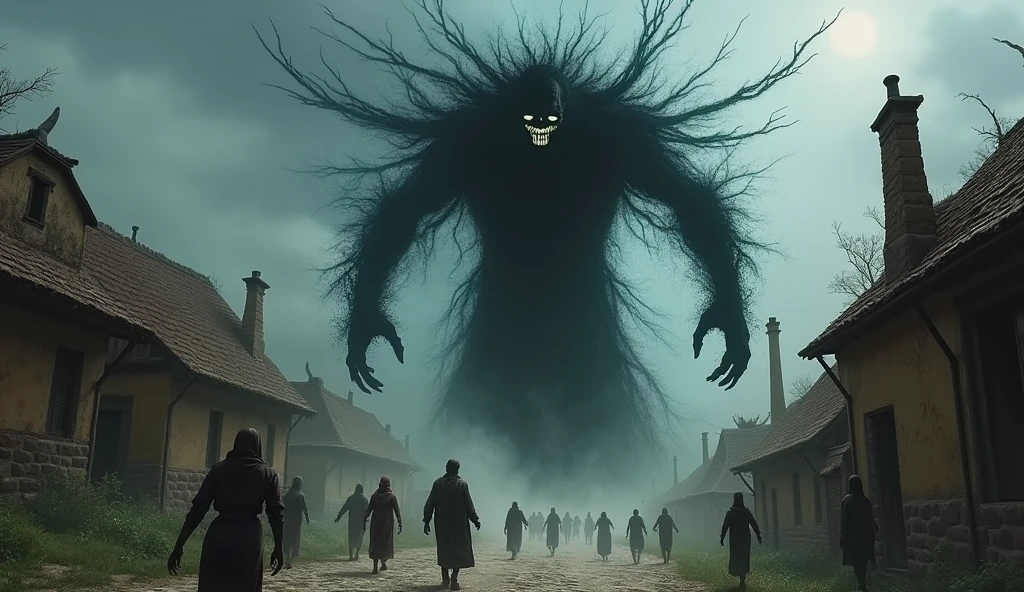 The terrible black jinn was killing the villagers