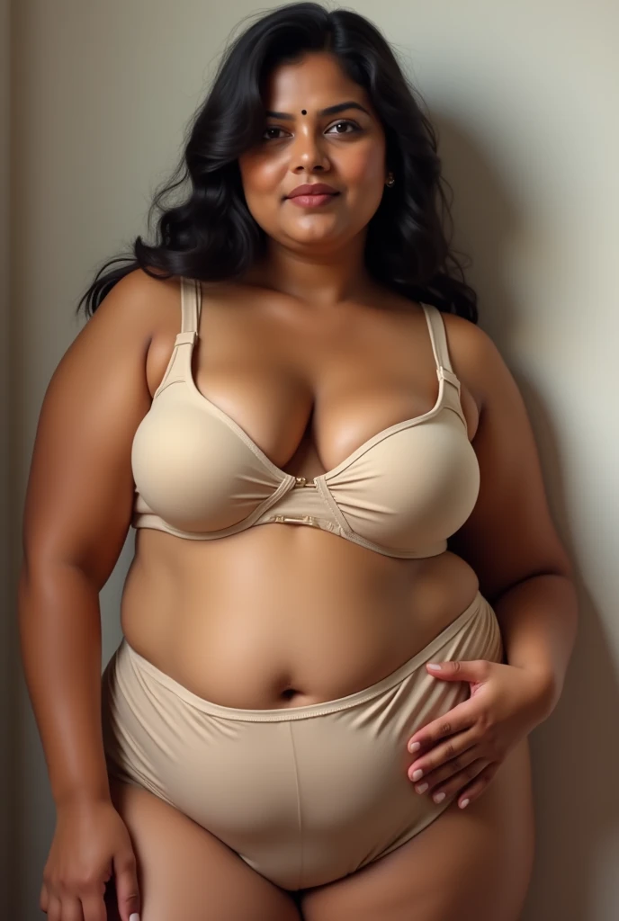 Fat Mallu aunty wear bra and penty.