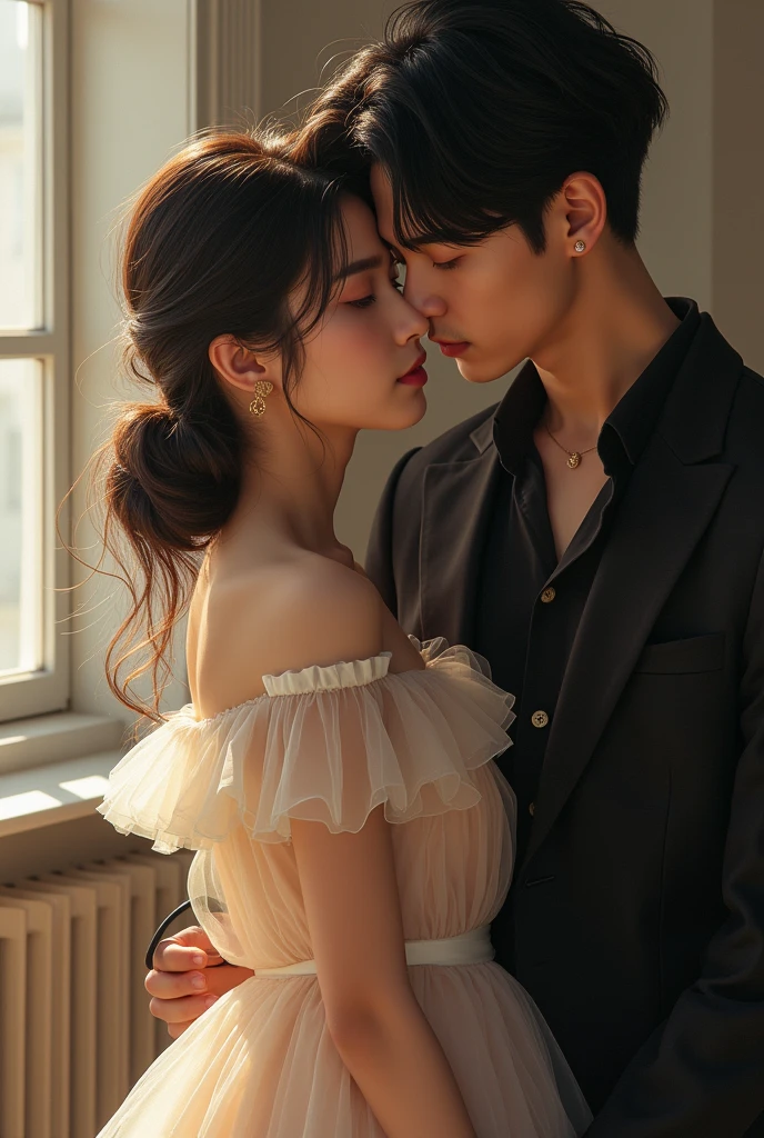 One girl with BTS member v