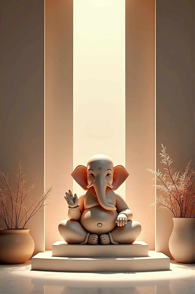 Easy ganpati decoration mahadev