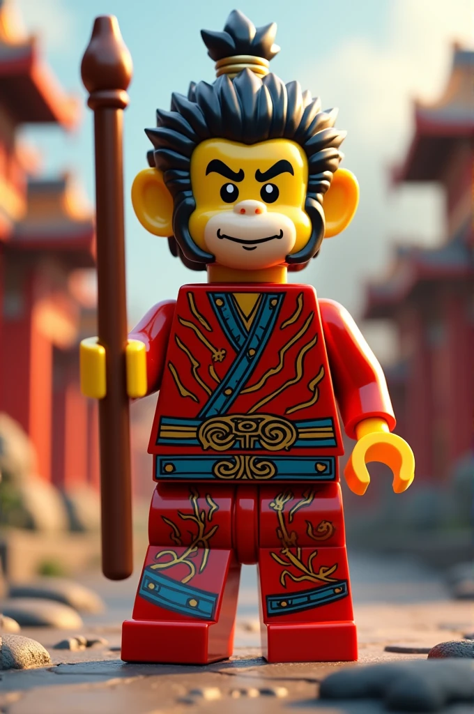 Create a 3D Lego Art WuKong Image