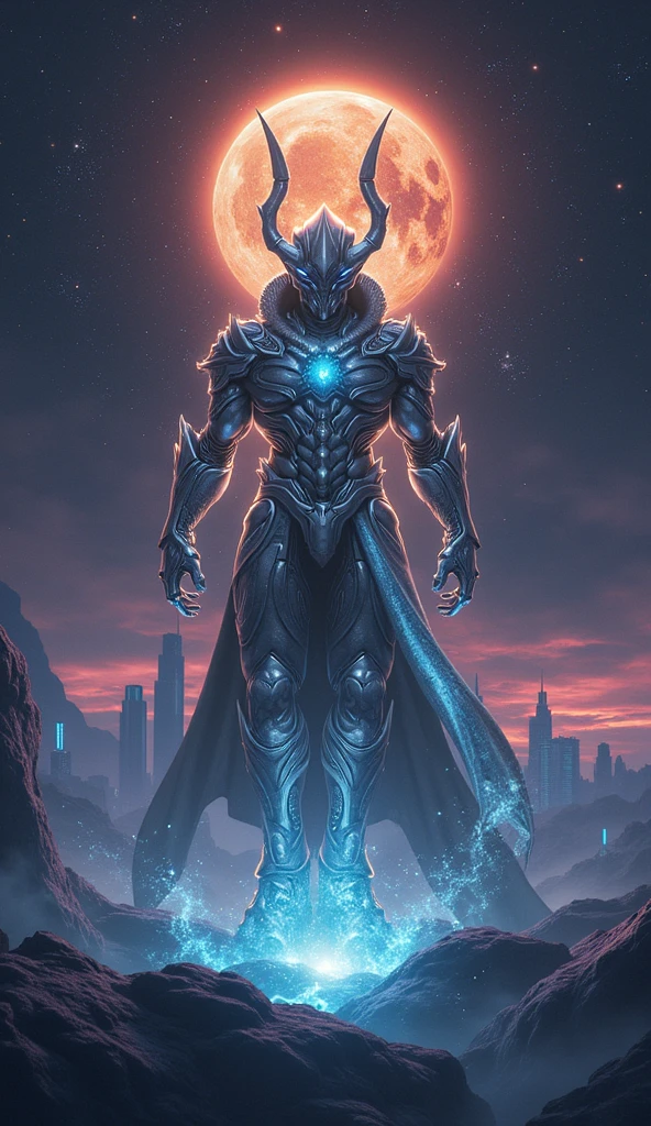 (best quality,4k,8k,highres,masterpiece:1.2),ultra-detailed,(realistic,photorealistic,photo-realistic:1.37),fantasy race,planet mercury,armor,detailed characters,distinctive features,otherworldly landscape,futuristic elements,cyberpunks,breathtaking scenery,mysterious atmosphere,distant horizon,ethereal lighting,vibrant colors,celestial beings,dynamic poses,epic battle scene,otherworldly creatures,unearthly beings,magical energy,spellbinding aura,cosmic powers,mythical creatures,powerful guardians,sculpted muscles,alien technology,interstellar travel,astral realm,ancient civilization,timeless beauty,mythological lore,grandiose temples,celestial bodies,starlit sky,intergalactic warriors,majestic structures,extraterrestrial artifacts