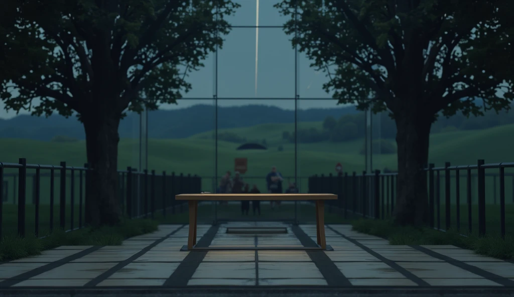 outside an Apple store in London, no people, landscape, In the style of Makoto Shinkai。master piece, ultra detail, precision, ultra-realistic,