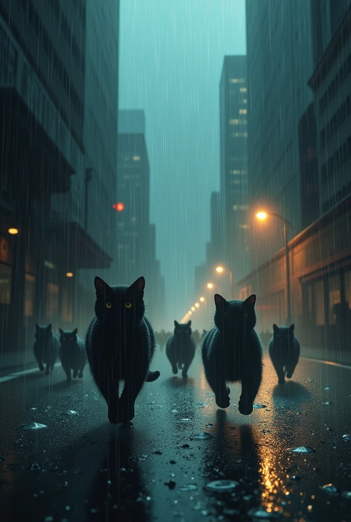 Raining cats and dogs