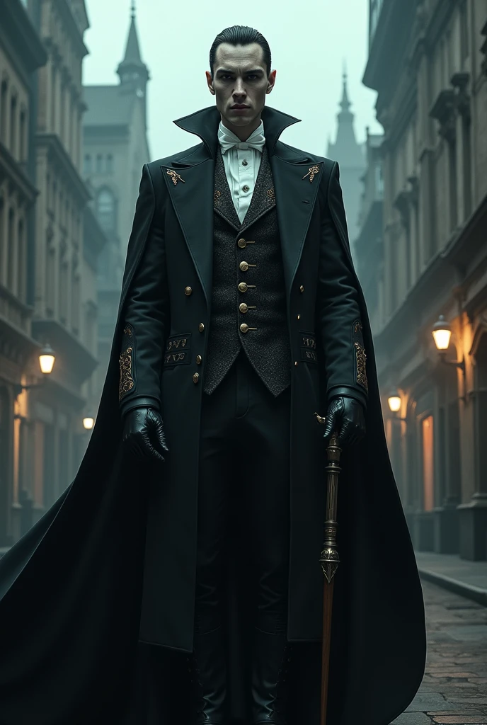 vampire Batman with victorian style clothes