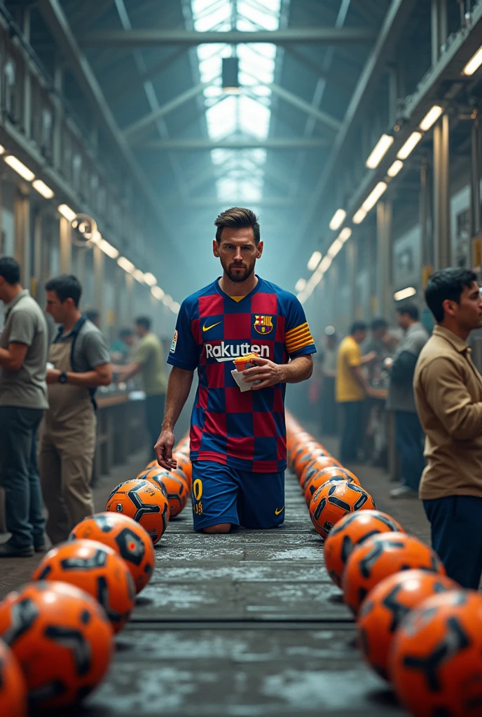 Messi has a football factory 
