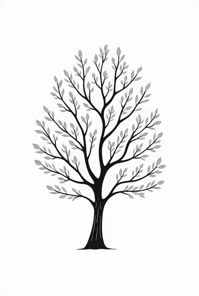 I put the word Chene in it, put a cute illustration of an oak tree in it, and drew it in black lines to show that it&#39;s a beauty salon.