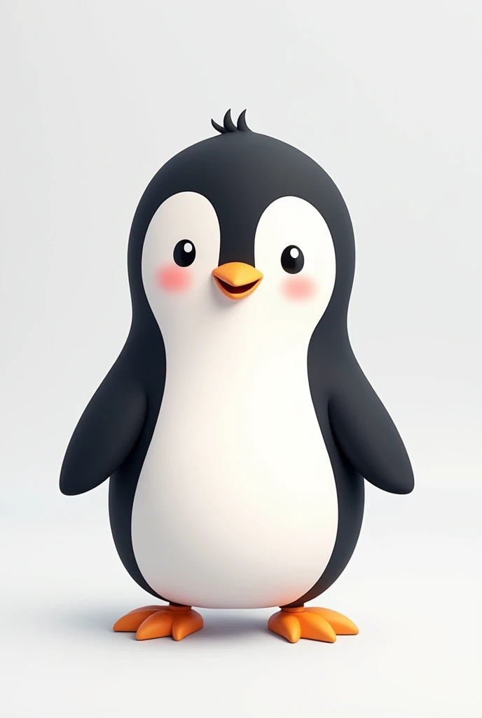 Penguin, unclothed, friendly, Brand, minimalist, for a business, una Brand, not so , más minimalist.