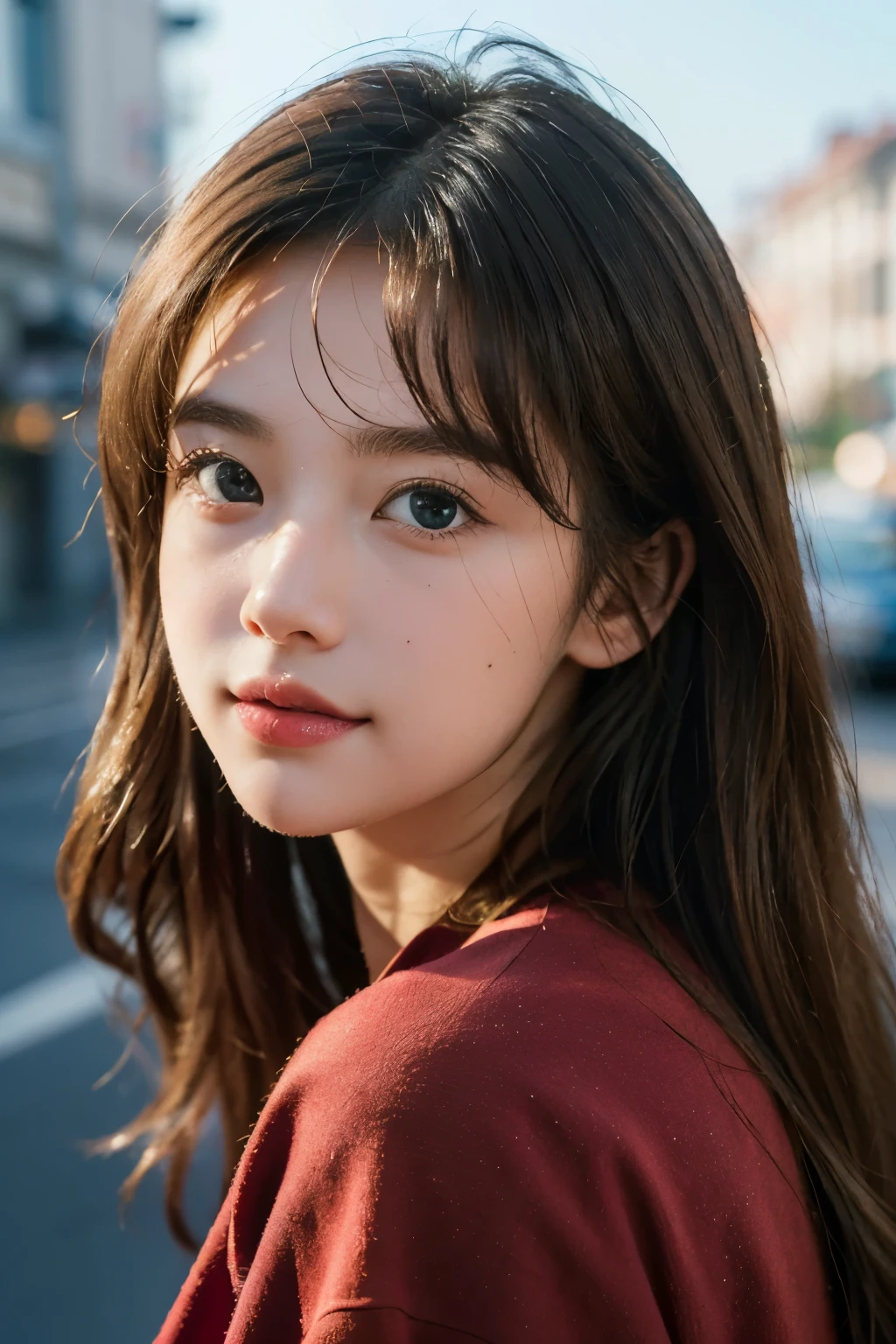 (Highest quality,4K,High resolution,masterpiece:1.4),Very detailedな,Very detailed,Sharp focus,Surreal:1.4,Professional,HD Images,Bright colors,Bokeh,Beautiful and delicate eyes,Beautiful and delicate lips,Long eyelashes,Romantic atmosphere,Soft Light,Light and shadow contrast,Lighting Effects,High nose bridge,High nose,Yamane,young,Vibrant,Chubby Cheeks,Charm,Graceful curves,blonde,full,The background is clear,Los Angeles streets,girl,Hollywood Background,Red clothes