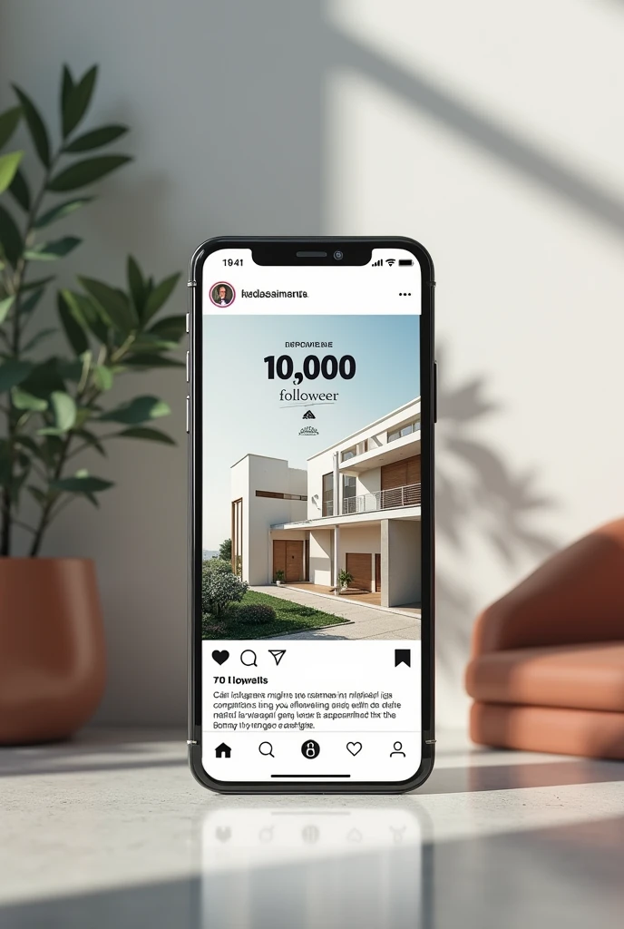Real estate 10k followers complete instgram post design