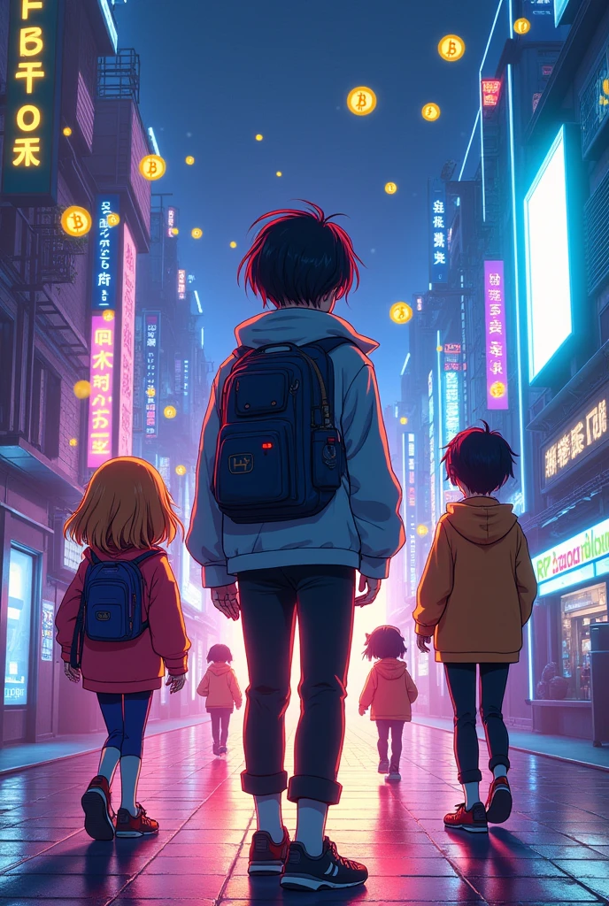 Make anime with crypto 