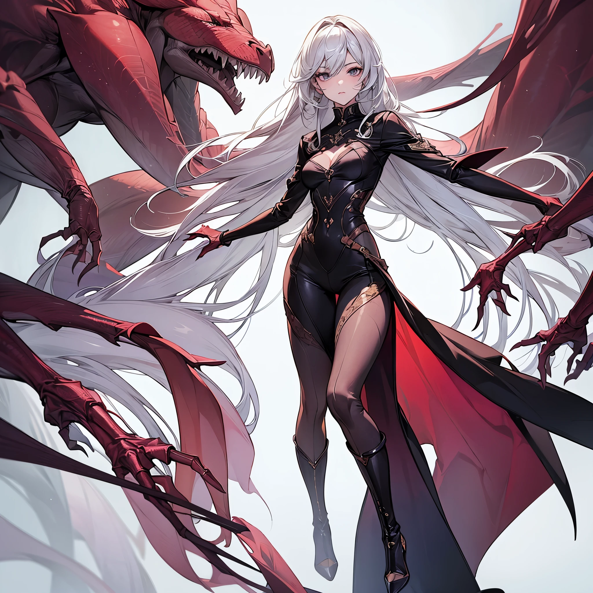 ((Biologically correct number of limbs)), high resolution, Wearing stiletto-heeled over-the-knee boots:1.1, a beautiful girl, making pose, having nice legs, best quality, leggings, leg close up view only