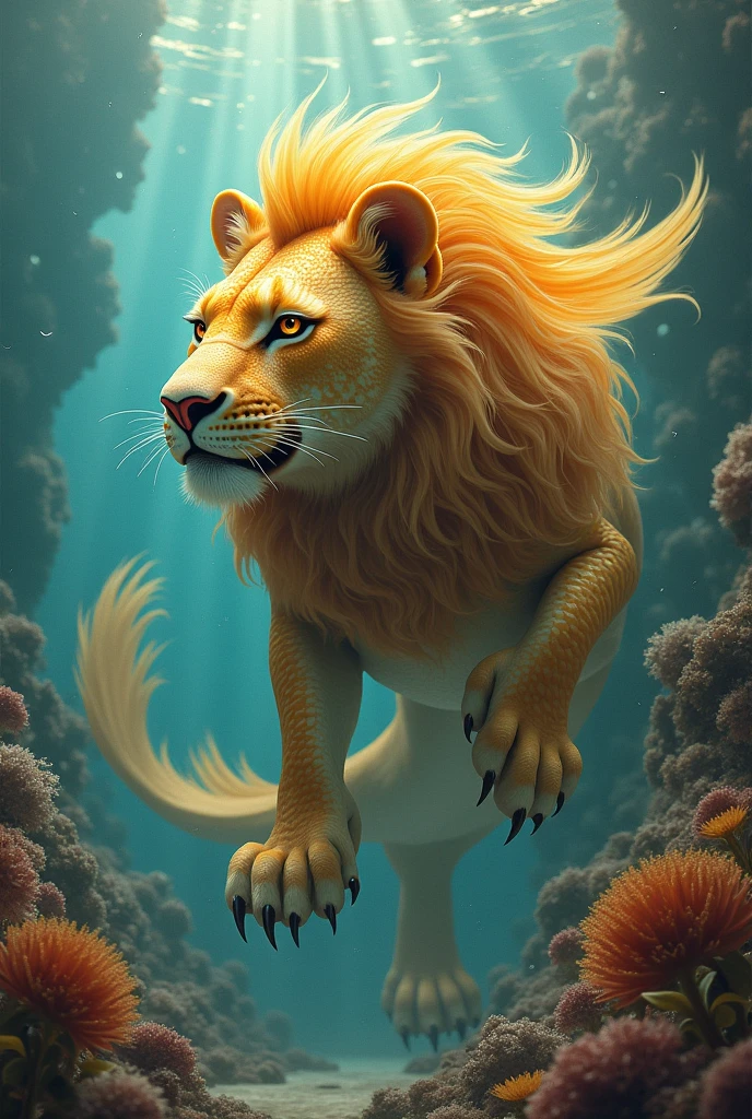 Fish in lion