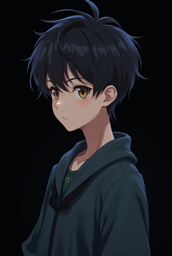 A Boy Anime wallpaper with 3d looks with black background