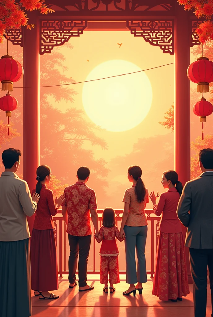 Malays and Chinese celebrate New Year