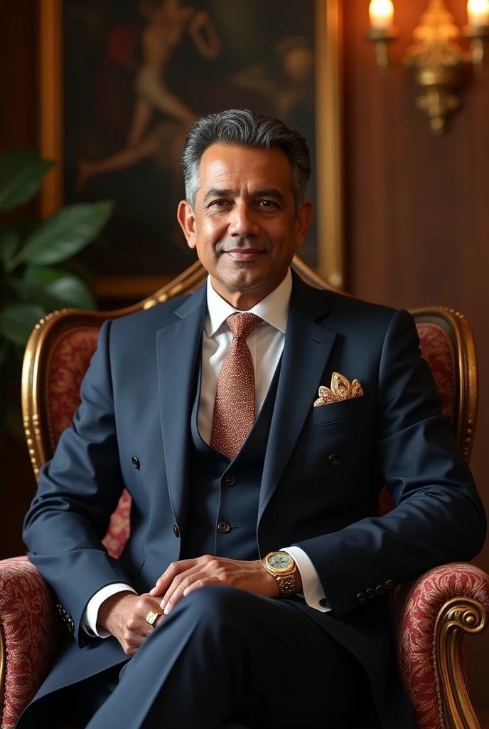 Rich Indian businessman