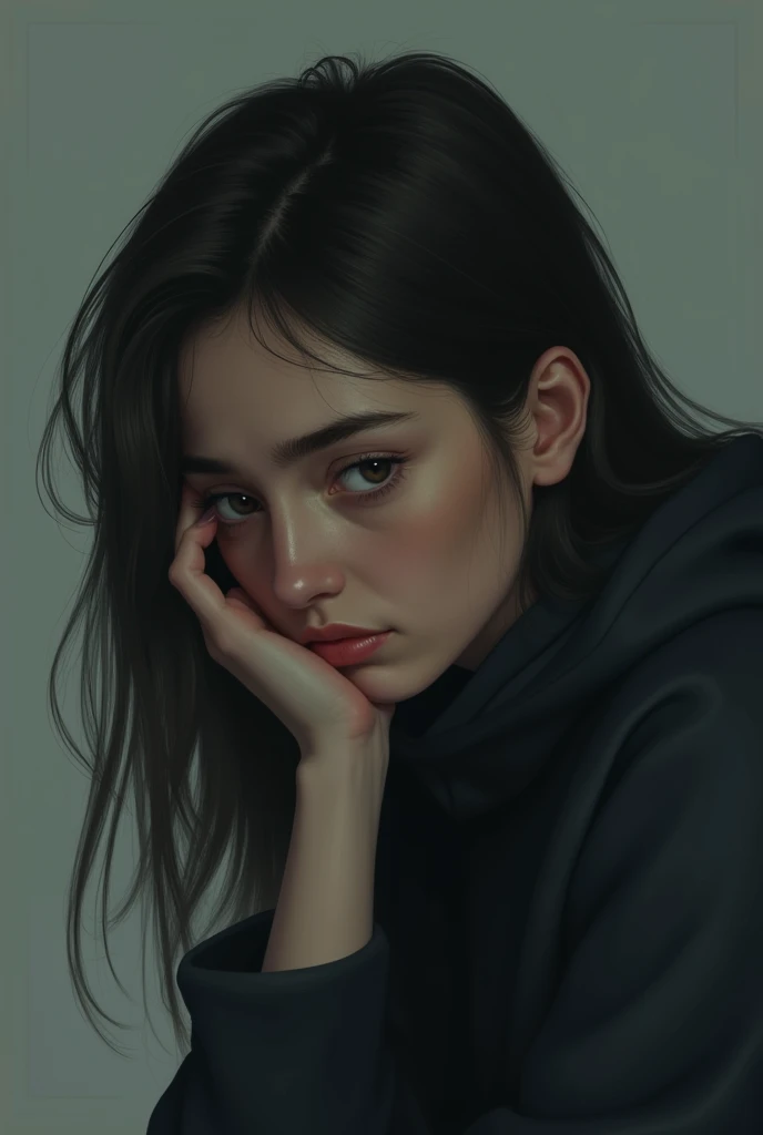 Image of a person thinking deeply about a past experience