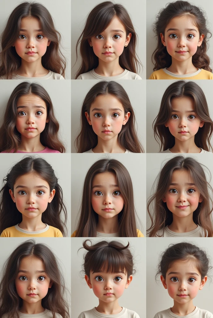 Series of images showing different facial expressions: It may illustrate the difficulty people with Asperger&#39;s have in interpreting the emotions of others..
