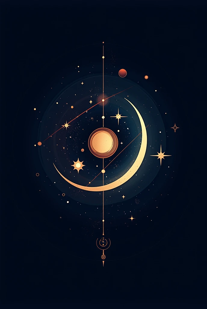 I want to make logo depends on logy and time relates the universe, logo refers the study of universe